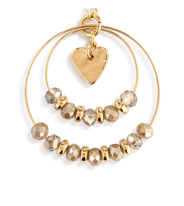 Beaded Love Earrings