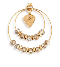 Beaded Love Earrings