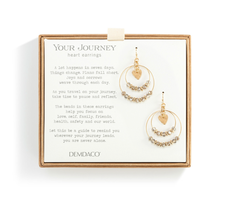 Beaded Love Earrings