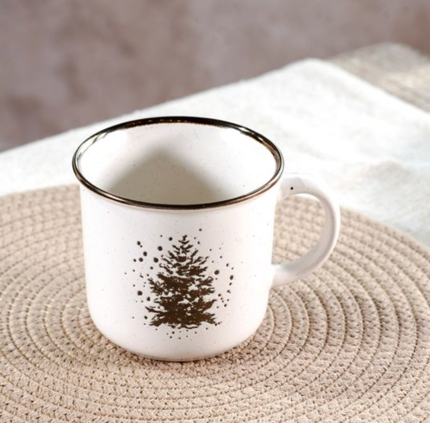 Metallic Tree Mug