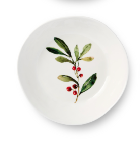 Holly and Vines Dinner Bowl