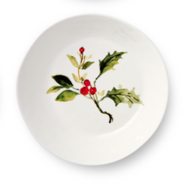 Holly and Vines Dinner Bowl