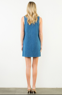 Sleeveless Embroidery Detail Dress