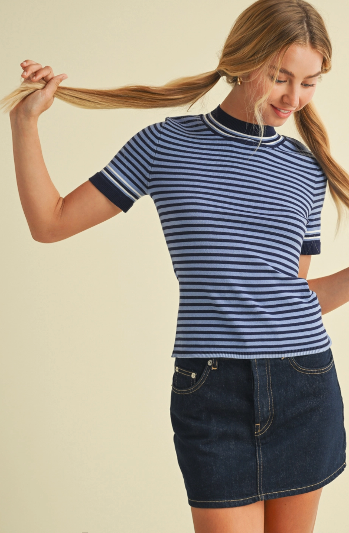 Striped Sweater Top