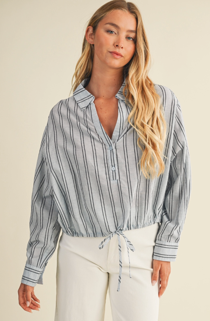 Striped Jacquard Shirt