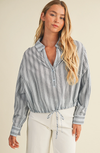 Striped Jacquard Shirt