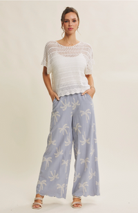 Open Weave Crochet Sweater