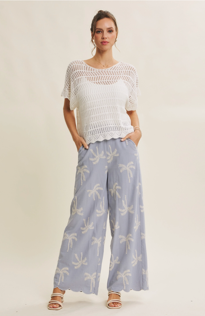 Open Weave Crochet Sweater