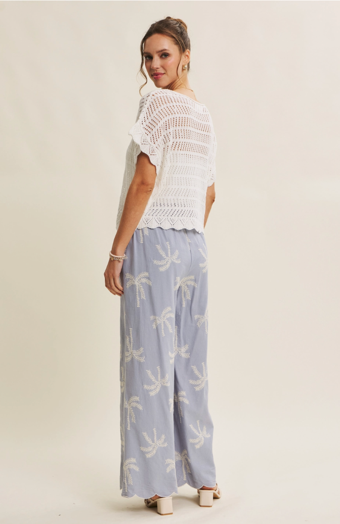 Open Weave Crochet Sweater