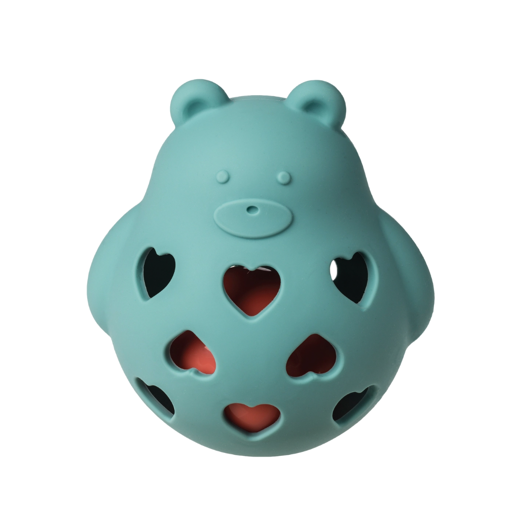 Simply Silicone Teddy Roly Rattle