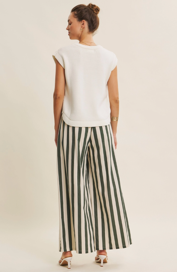 Side Button Sweater Vest