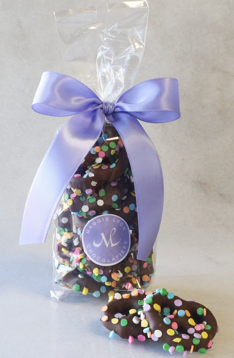 Spring Milk Chocolate Covered Pretzels