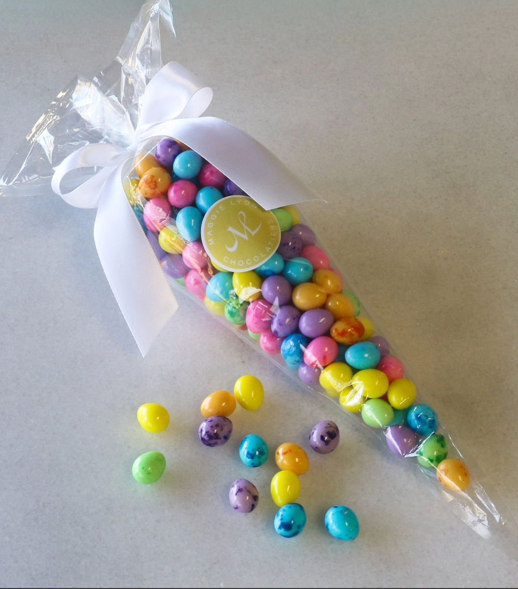 Mini Speckled Eggs in Carrot Shaped Bag