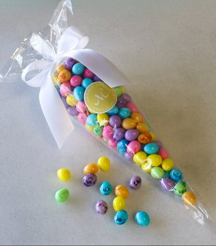 Mini Speckled Eggs in Carrot Shaped Bag