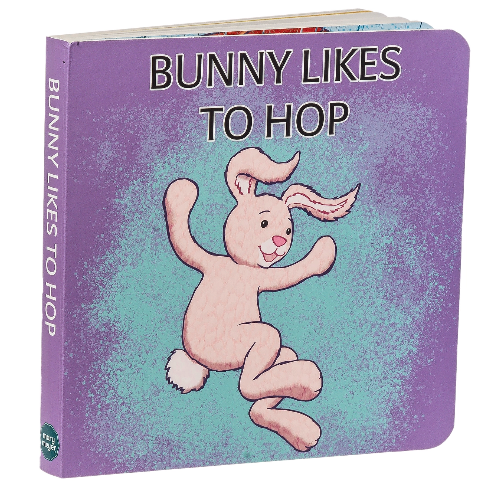 Bunny Likes to Hop Board Book