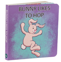 Bunny Likes to Hop Board Book