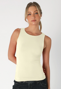 Clean Line Boat Neck Tank Top