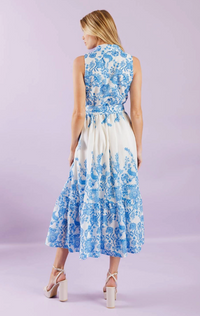 Shirt Collar Midi Dress