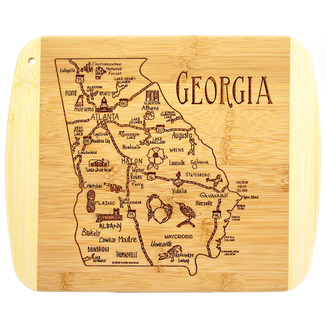 A Slice of Life Georgia Cutting & Charcuterie Board