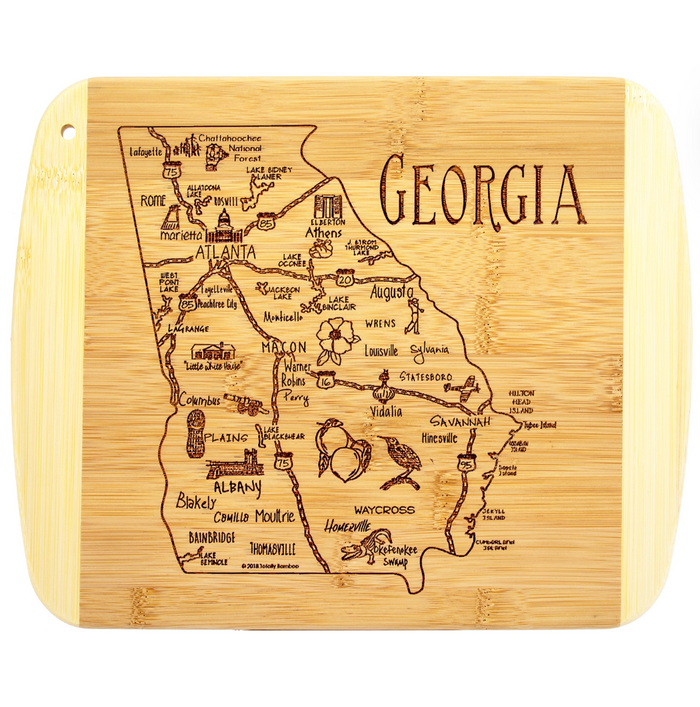 A Slice of Life Georgia Cutting & Charcuterie Board