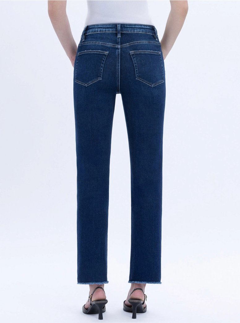 High Rise Slim Straight Jean