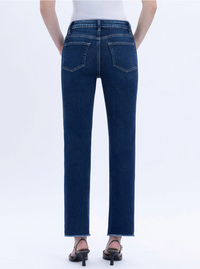 High Rise Slim Straight Jean