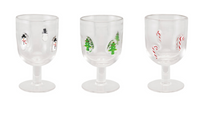 Holiday Icon Stemmed Wine Glass