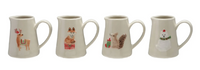 Hand Painted Holiday Creamer