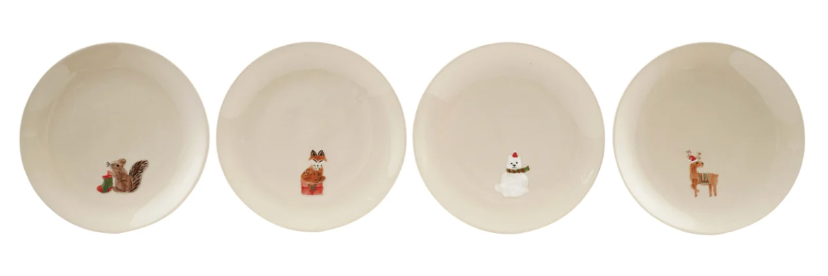 Hand Painted Holiday Plate