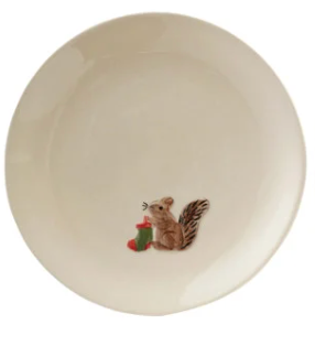 Hand Painted Holiday Plate