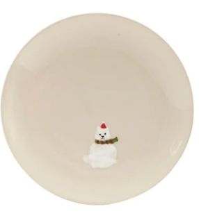 Hand Painted Holiday Plate