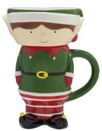 Elf Shaped Mug and Bowl Set