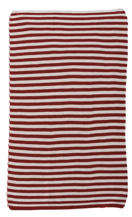 Cotton Knit Striped Tea Towel
