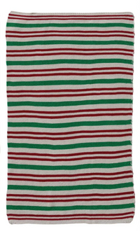Cotton Knit Striped Tea Towel