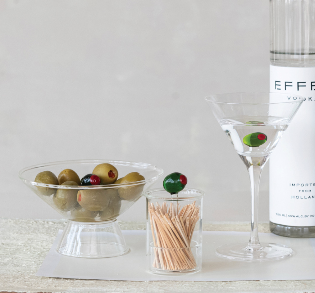 Olive Toothpick Holder
