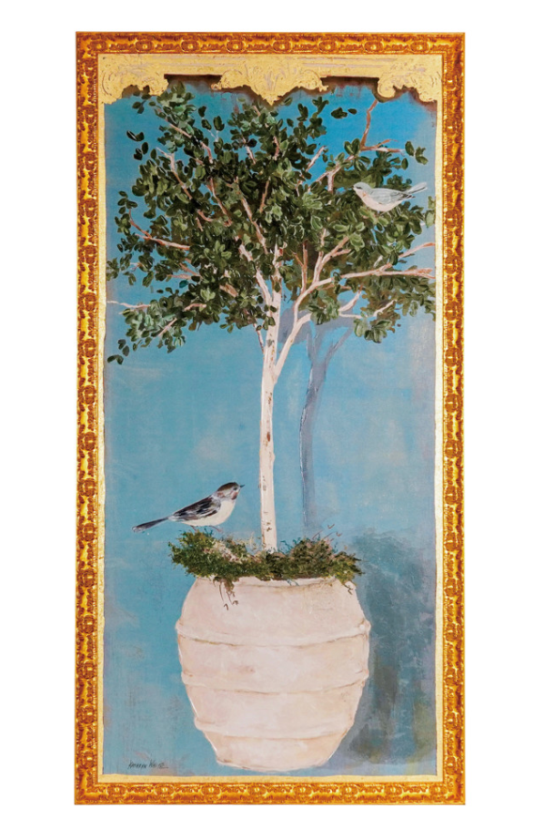 Bird and Tree in Pot Wall Decor