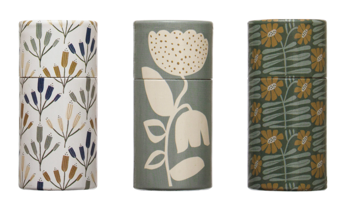 Safety Matches in Tube with Flowers