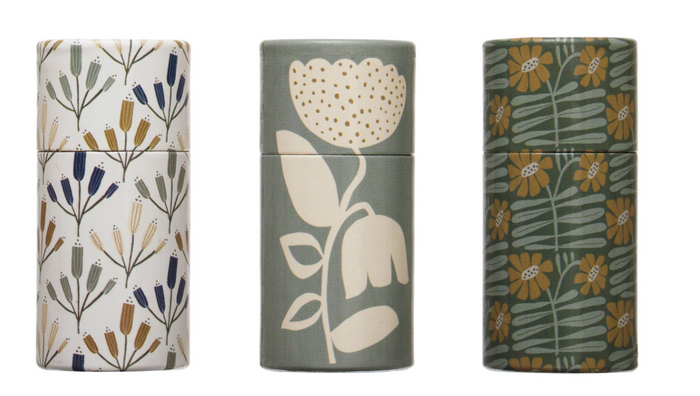 Safety Matches in Tube with Flowers