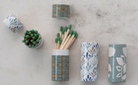 Safety Matches in Tube with Flowers