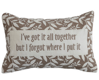I've Got It All Together Pillow