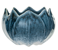 Stoneware Flower Shaped Planter