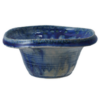 Stoneware Bowl with Reactive Glaze