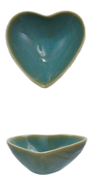 Stoneware Heart Shaped Dish