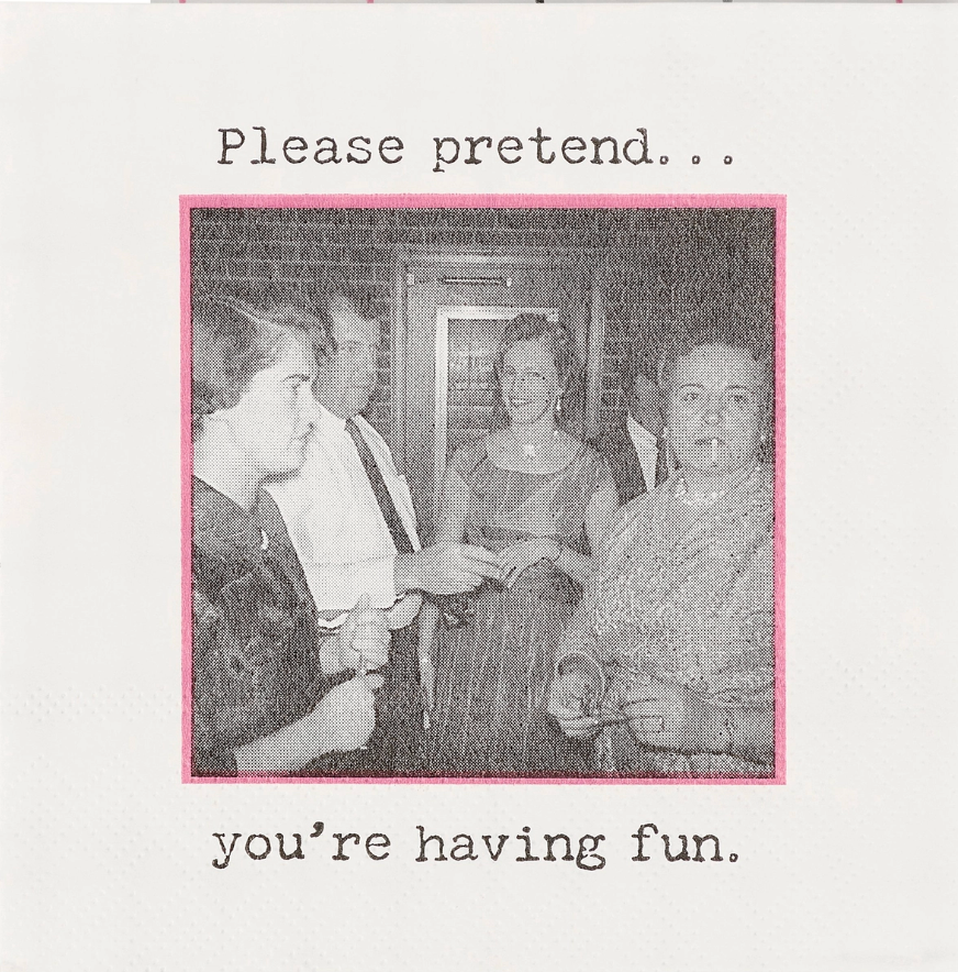 Trash Talk Beverage Napkin