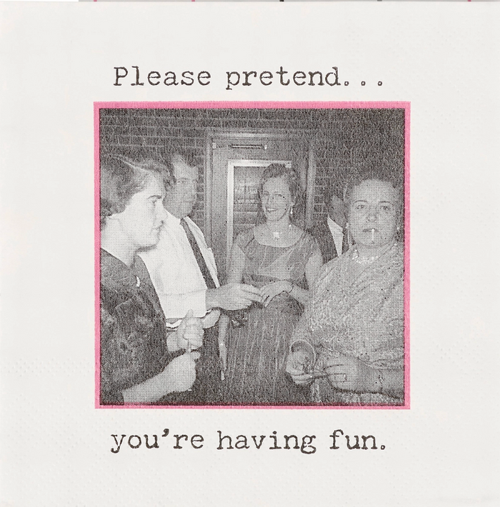 Trash Talk Beverage Napkin
