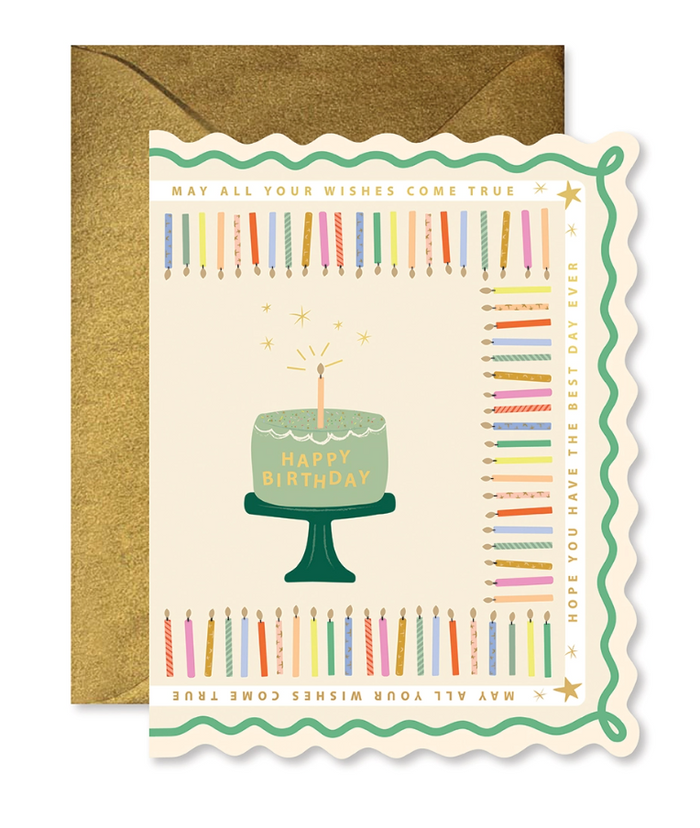 Birthday Cake and Candles Card