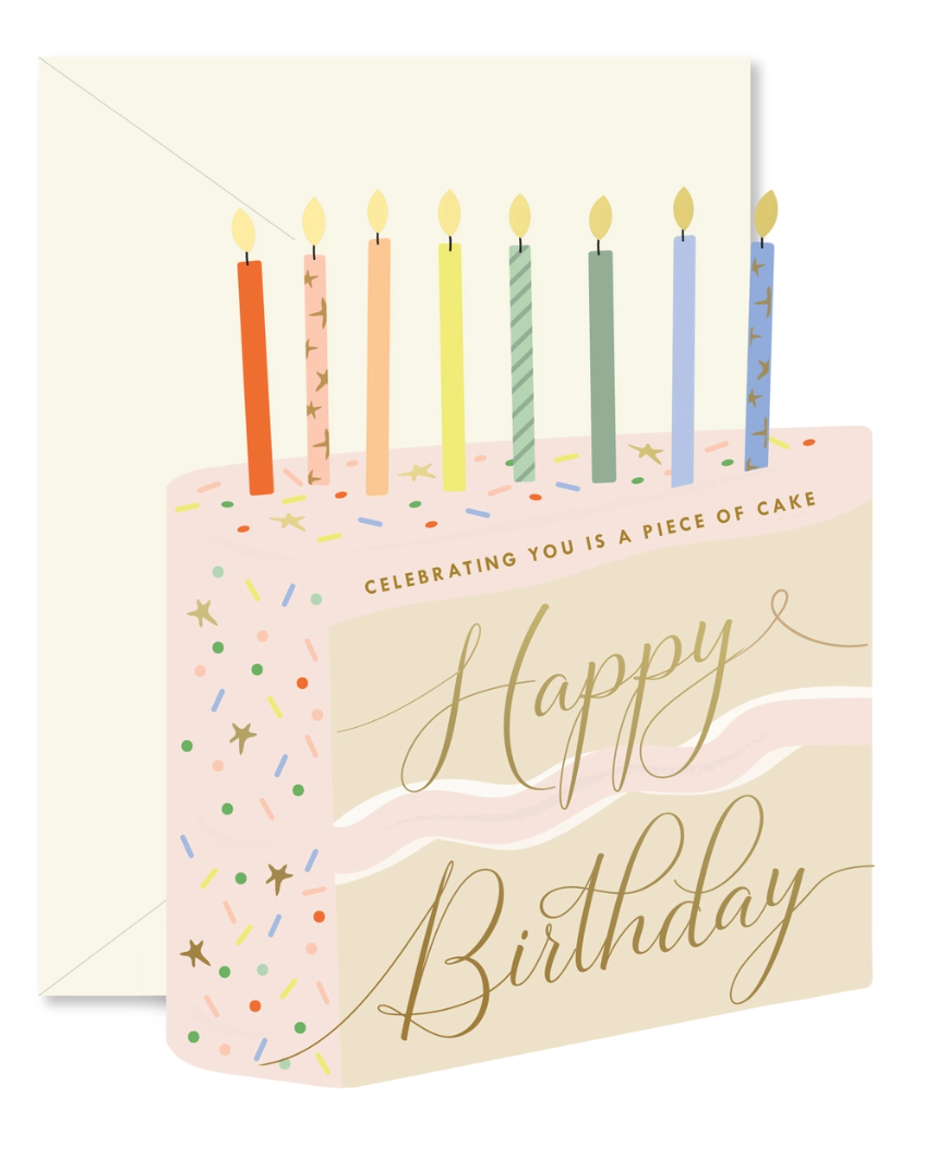 Piece of Birthday Cake Card