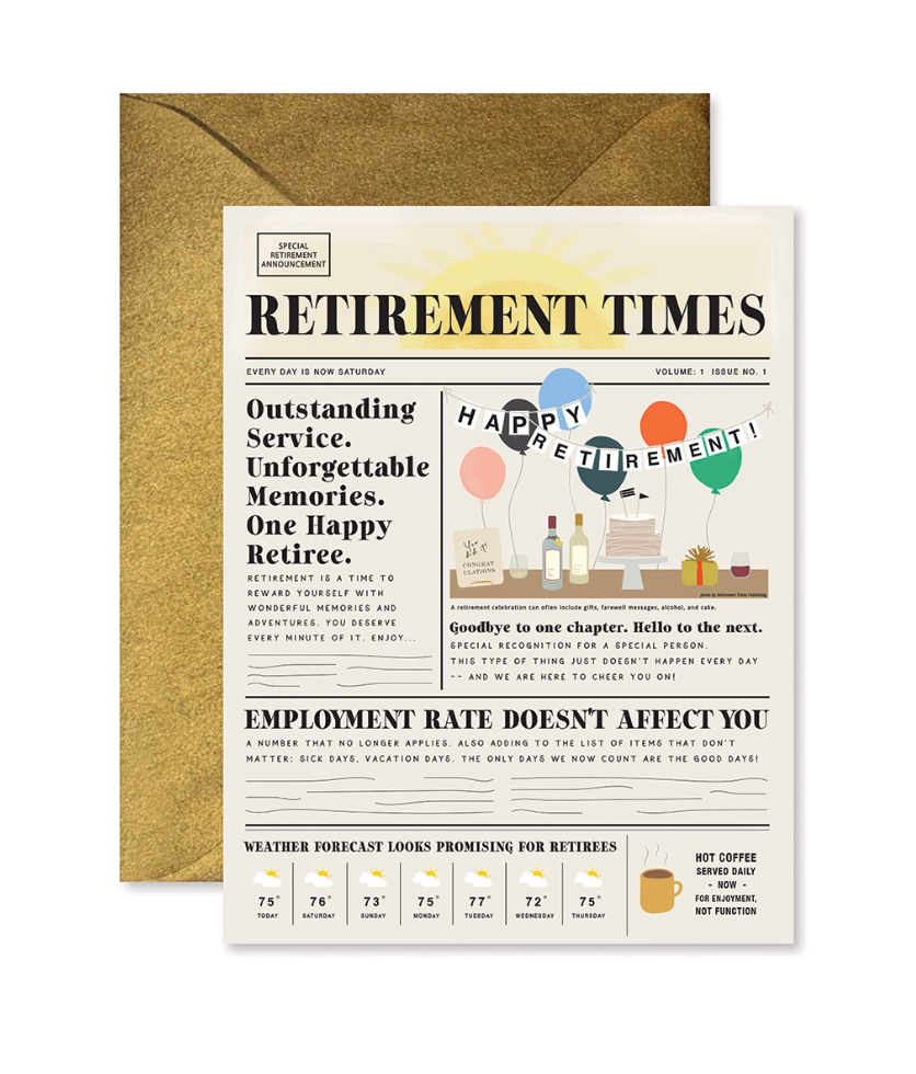 Retirement Times Card