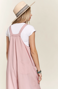 Wide Leg Overall Jumpsuit
