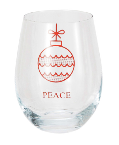 Ornament Stemless Wine Glass
